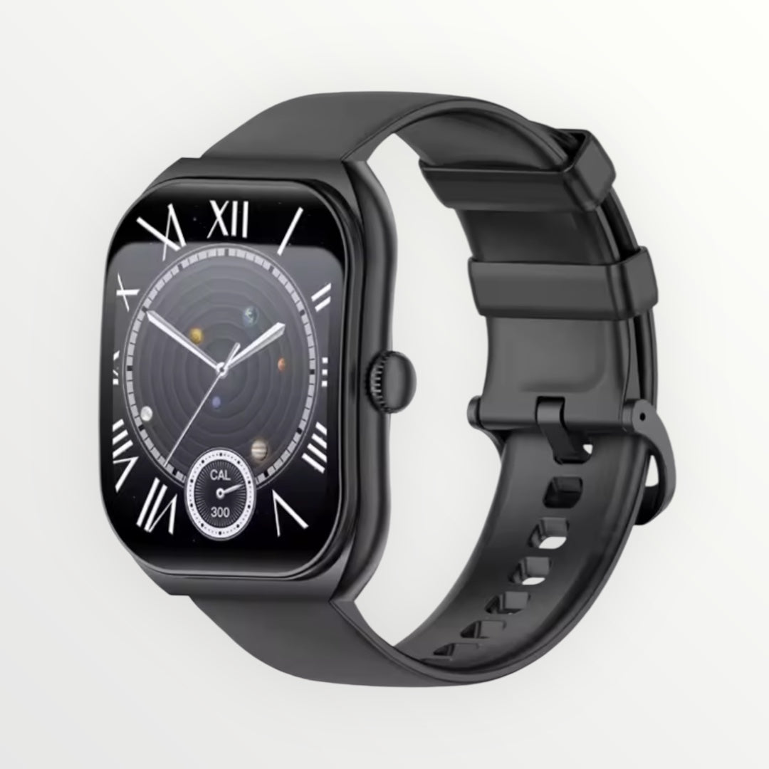 Smart Watch for Android & iPhone – AMOLED HD, Voice Assistant, IP68 Waterproof
