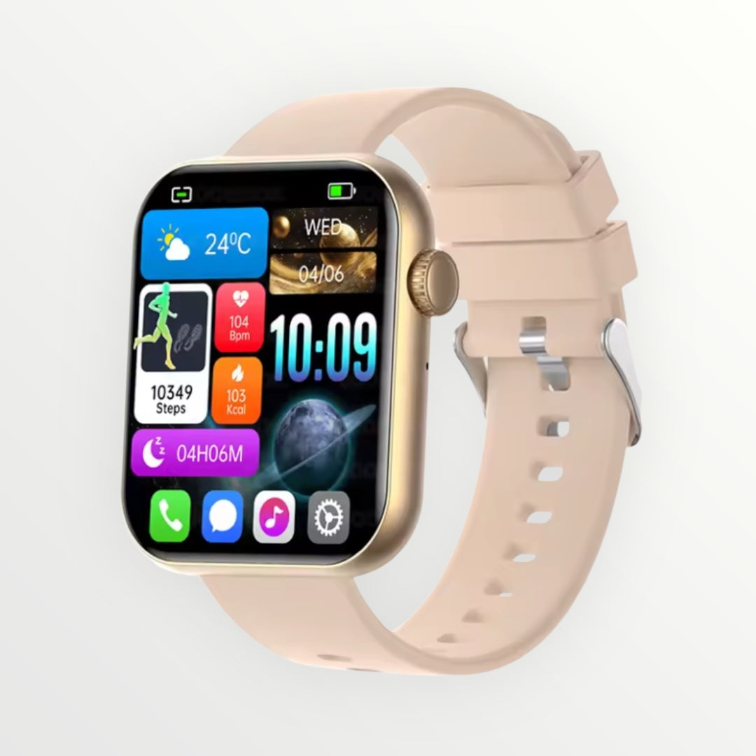 UltraView 1.9” Smartwatch – Bluetooth Calls, Health & Fitness, iOS + Android