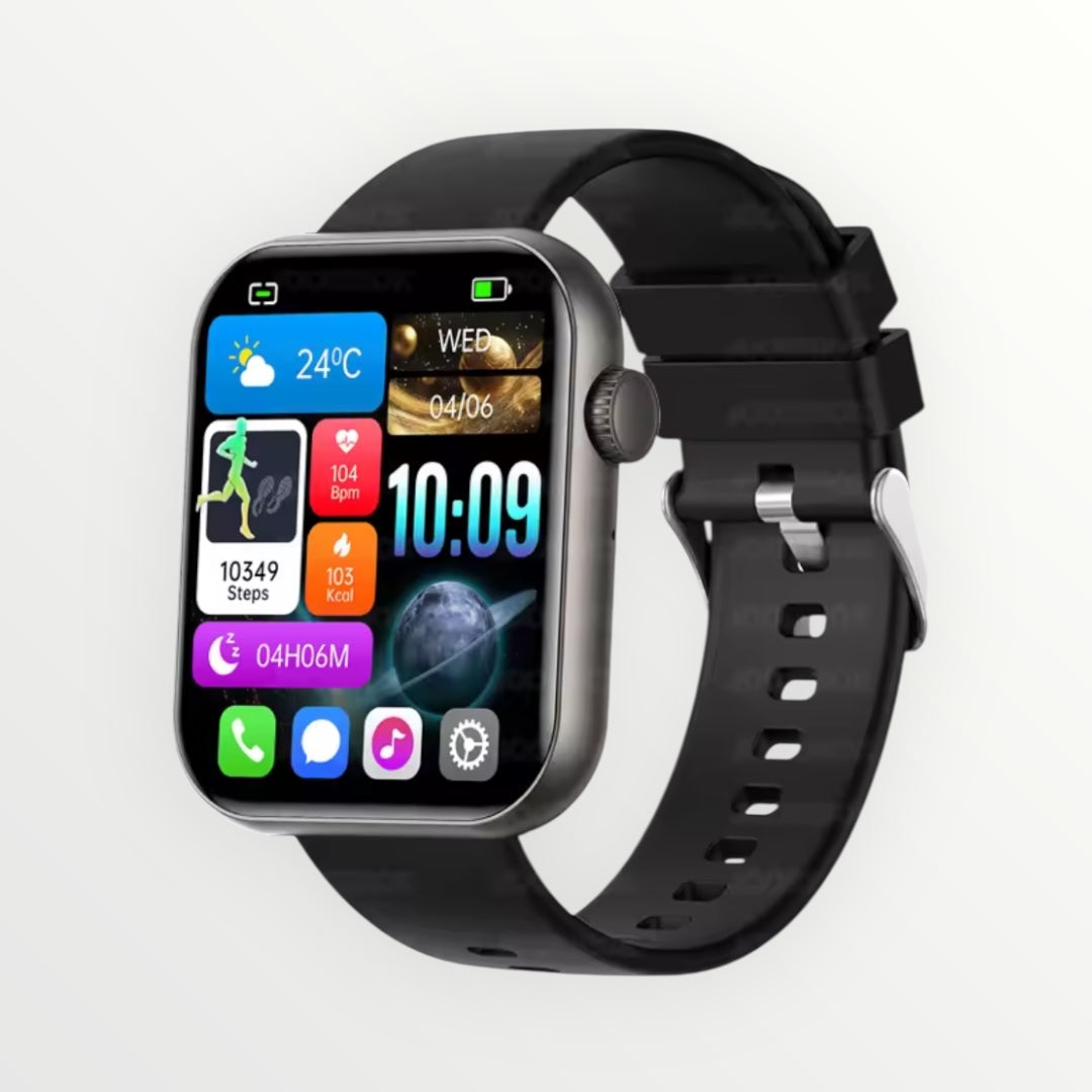 UltraView 1.9” Smartwatch – Bluetooth Calls, Health & Fitness, iOS + Android