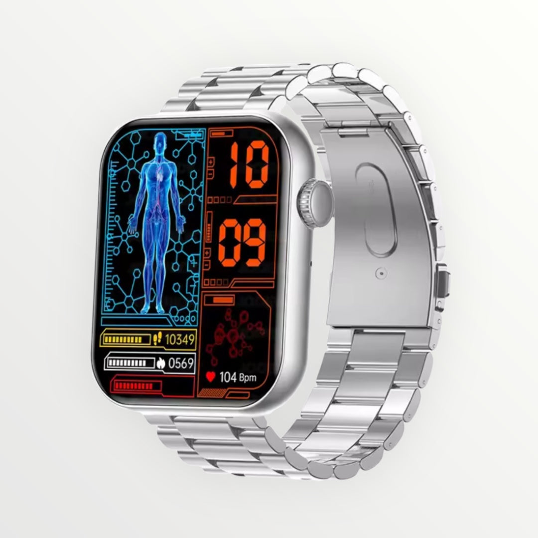 UltraView 1.9” Smartwatch – Bluetooth Calls, Health & Fitness, iOS + Android
