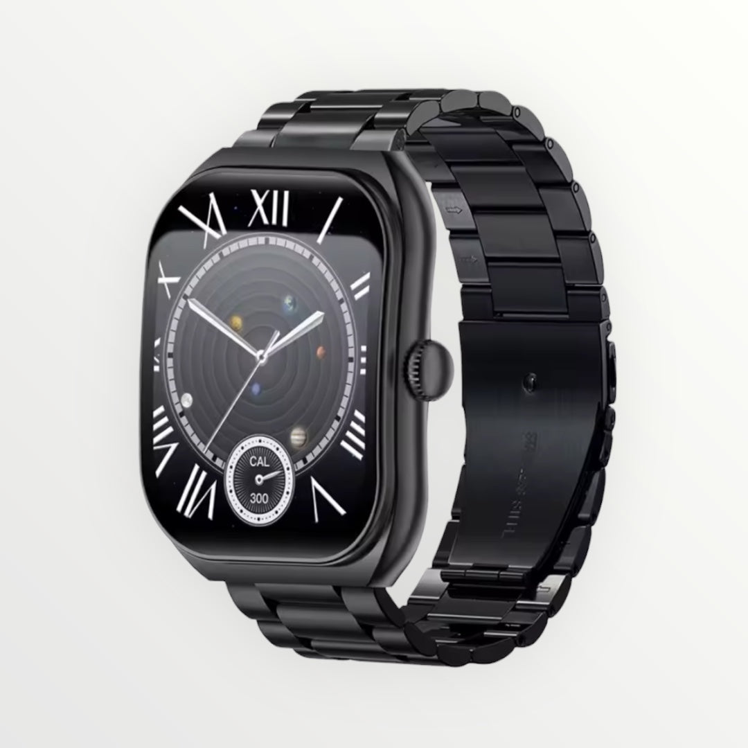 Smart Watch for Android & iPhone – AMOLED HD, Voice Assistant, IP68 Waterproof