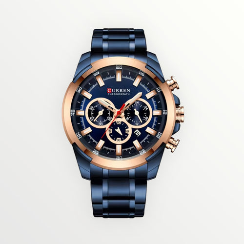 Curren™ Luxury Sport Chronograph – Stainless Steel Waterproof Men’s Watch